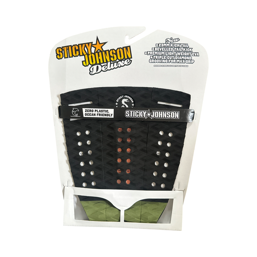 Black with green kick