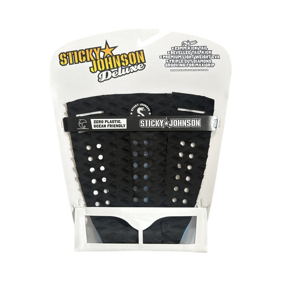 Black with blue arch