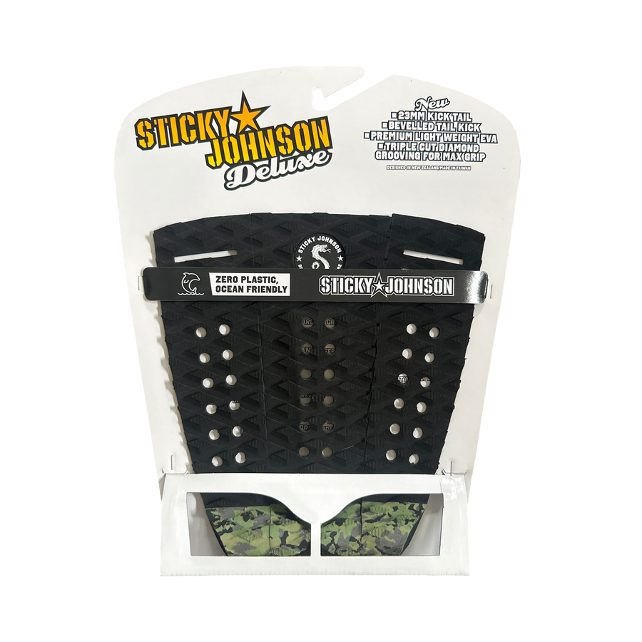 Black with camo kick